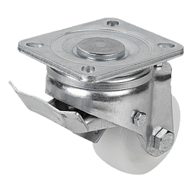 Swivel Castors with "stop-top" (95040)