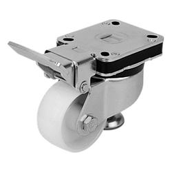 Elevating Castors with integrated machine foot (95092)