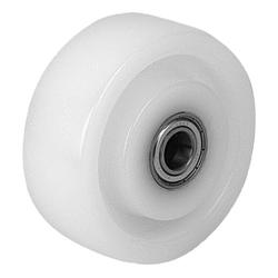 Nylon wheels, heavy version with ball bearings, Form B (95064)