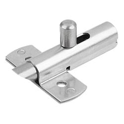 Barrel locks with return spring stainless steel lock grip upward or downward (03102)