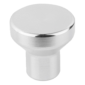 Mushroom knobs internal thread, Steel, Stainless Steel or Aluminium (06240)