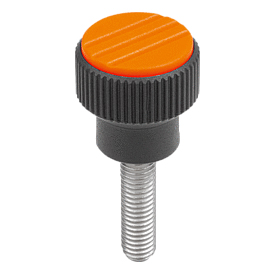 Knurled knobs with external thread (06092)