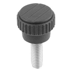 Knurled knobs with external thread (06094)