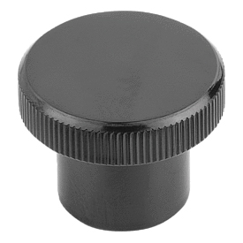 Knurled knobs, Form C, with tapped blind hole (06097)