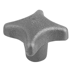 Palm grips DIN 6335 grey cast iron, Form C, blind hole (06160)