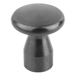 Flat knobs with internal thread (06237)