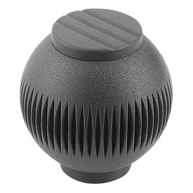 Spherical knobs with female thread (06245)