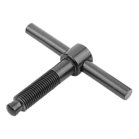 Thrust screws with fixed T-bar DIN 6304 (06150)