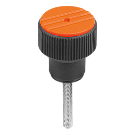 Knurled torque knobs external thread (07125)