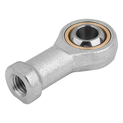 Rod end DIN ISO 12240-1 with plain bearing internal thread, steel (27628)