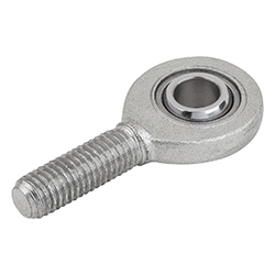 Rod end DIN ISO 12240-1 with plain bearing external thread, steel (27631)