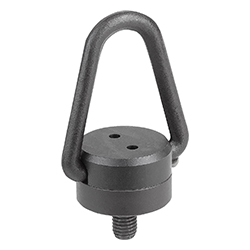 Hoist ring, steel or stainless steel (07770)