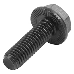 Hexagon head bolt with splined flange, steel (07173)