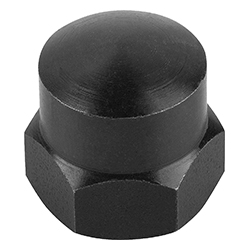 Cap nut similar to DIN 1587, steel (07280)