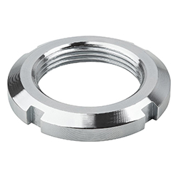 Slotted nut DIN 70852, steel (07590)