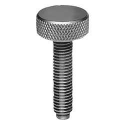 Knurled screw, carbon steel (06130)