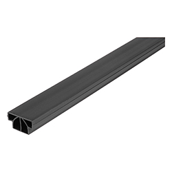 Slide rail for roller rails, plastic (10448)