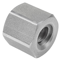 Trapeziodal thread nut, single start, steel or stainless steel (24007)