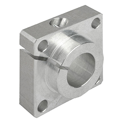 Flange shaft support aluminium (21585)