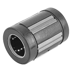 Linear ball bearing with angle error adjustment, closed, plastic (21510)