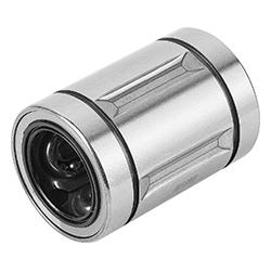 Linear ball bearing with steel cage, closed, ball-bearing steel (21505)