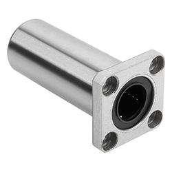 Linear ball bearing with flange, steel (21520)