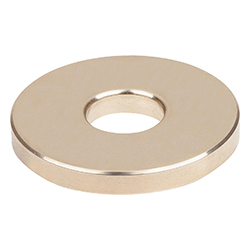 Spring plate for elastomer buffers, brass (26095)