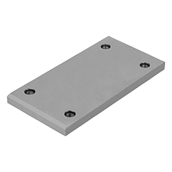 Glide plate maintenance-free, form D, bronze or steel (23765)