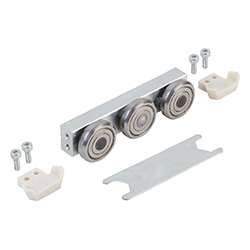 Roller guide carriage fixed bearing, steel (21322)