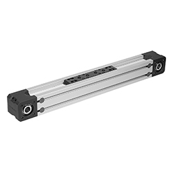 Linear axis with toothed belt drive, aluminium (20300)