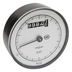 Position indicator for handwheels, plastic, analogue-digital display (21962)