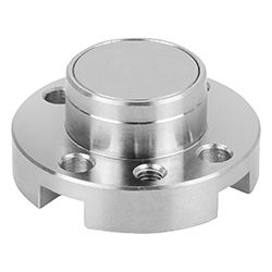 Adapter bush for positioning cylinder, cylindrical, carbon steel nickel-plated (03162)