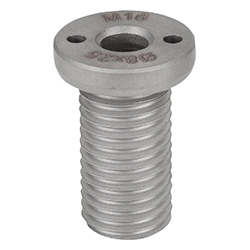 Adapter bush for lifting pin, form A stainless steel, flat (07781)