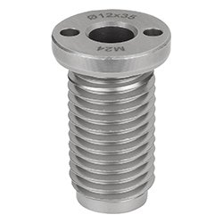 Adapter bush for lifting pin, form B stainless steel, flat (07781)