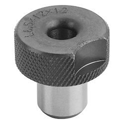 Replaceable drill bush with collar DIN 173 part 1, form L exchangeable bush, steel (08920)