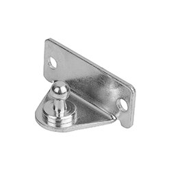 Angle bracket, form A, steel or stainless steel (27657)