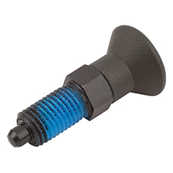 Indexing plunger with thread lock, form AP without locking slot without locknut (03089)