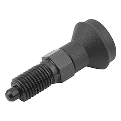 Indexing plunger, form A without groove without locknut, inch (03090)