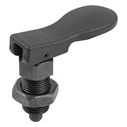 Indexing plunger with eccentric handle, form B, inch (03090)