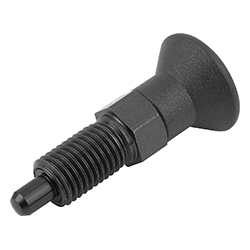 Indexing plunger, form A without groove without locknut, inch (03089)