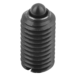 Spring plunger spring force, steel, inch (03020)