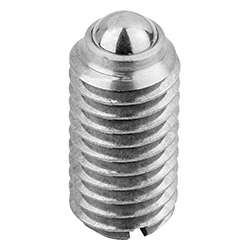 Spring plunger spring force, stainless steel, inch (03010)