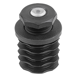 Adjustment plugs with non-slip inserts, form A round (27799)