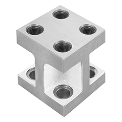 Riser block short version, form H, with tapped holes (01247)