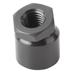 Swivel foot, free-cutting steel, inch (02110)