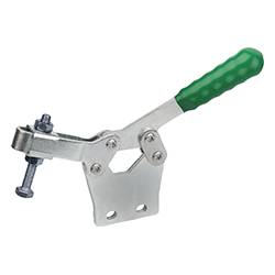 Toggle clamp horizontal steel, vertical foot (05130)