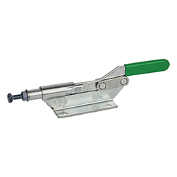 Toggle clamp horizontal steel, with thrust rod (05160)