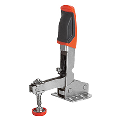 Variable toggle clamp vertical, steel, horizontal foot (05302)