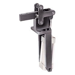 Pneumatic clamp with vertical cylinder attachment, carbon steel (05360)