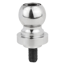 Clamping ball for telescopic clamping unit, with ball seat, form A, steel (02408)